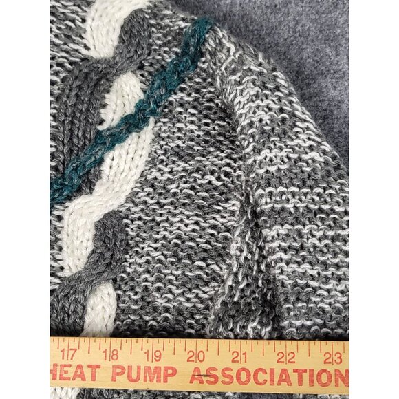 Vintage Sears Roebuck And Co Sweater Hand Knit Acrylic Pullover Winter Men Sz L - Picture 4 of 9